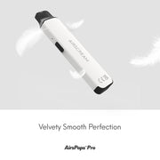 Airscream AirPops Pro Vape Kit – ultra-compact and minimalist pod system designed for smooth MTL vaping, featuring a sleek body, rapid draw activation, and compatibility with AirPops Pro prefilled pods for clean and consistent flavor delivery.